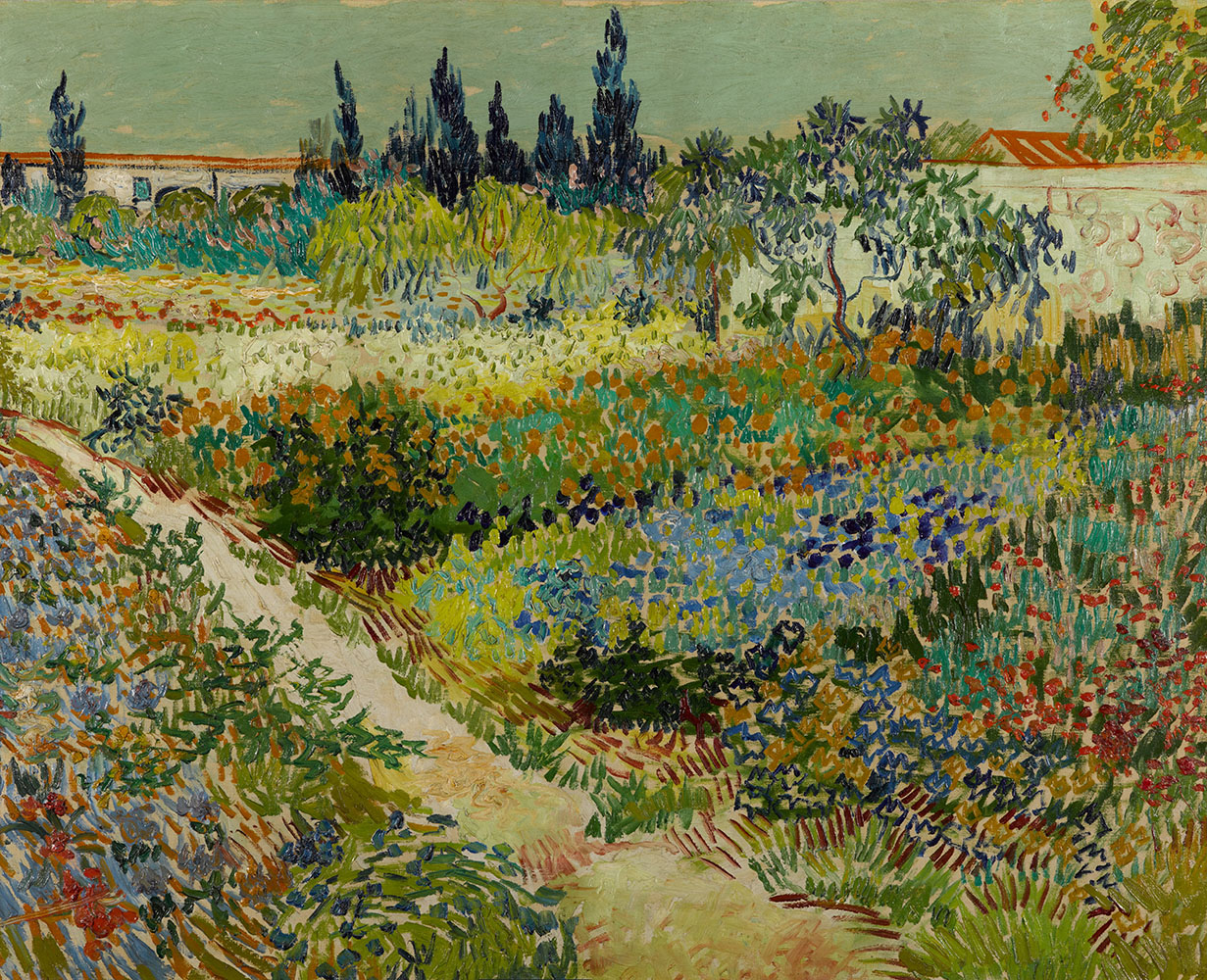 Garden with Flowers - 1888.Jul at Arles