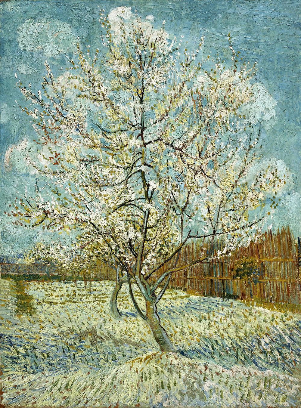 Pink Peach Trees - 1888.Apr at Arles