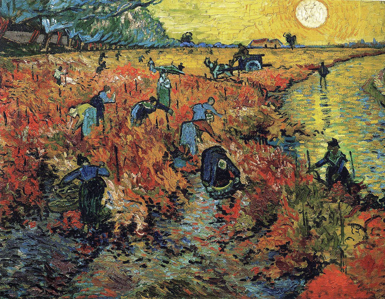 Red Vineyards - 1888.Nov at Arles