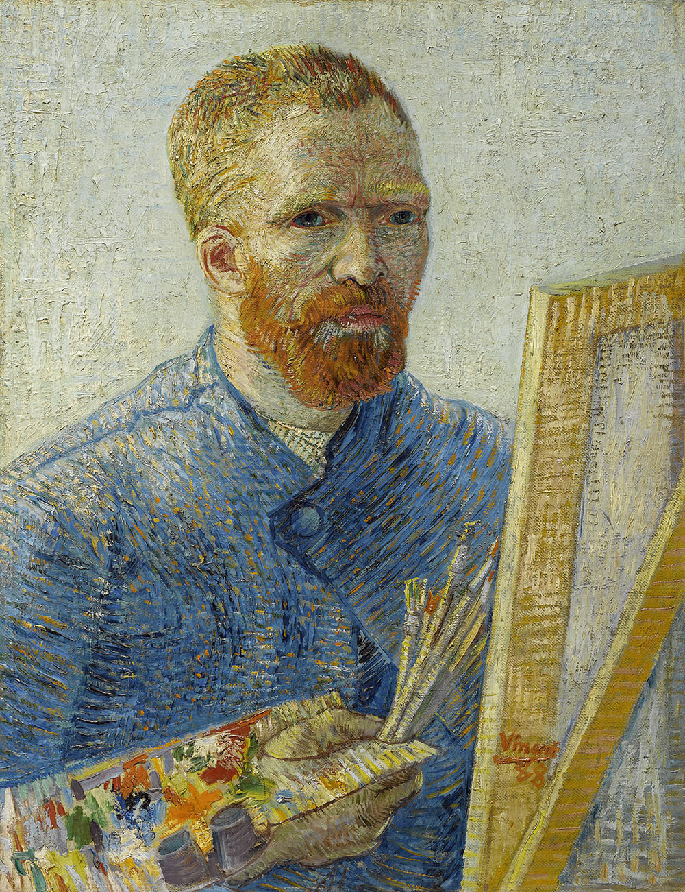 Self-Portrait as an Artist - 1888.Jun at Arles