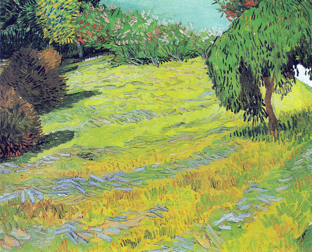 Sunny Lawn in a Public Park - 1888.Jul at Arles