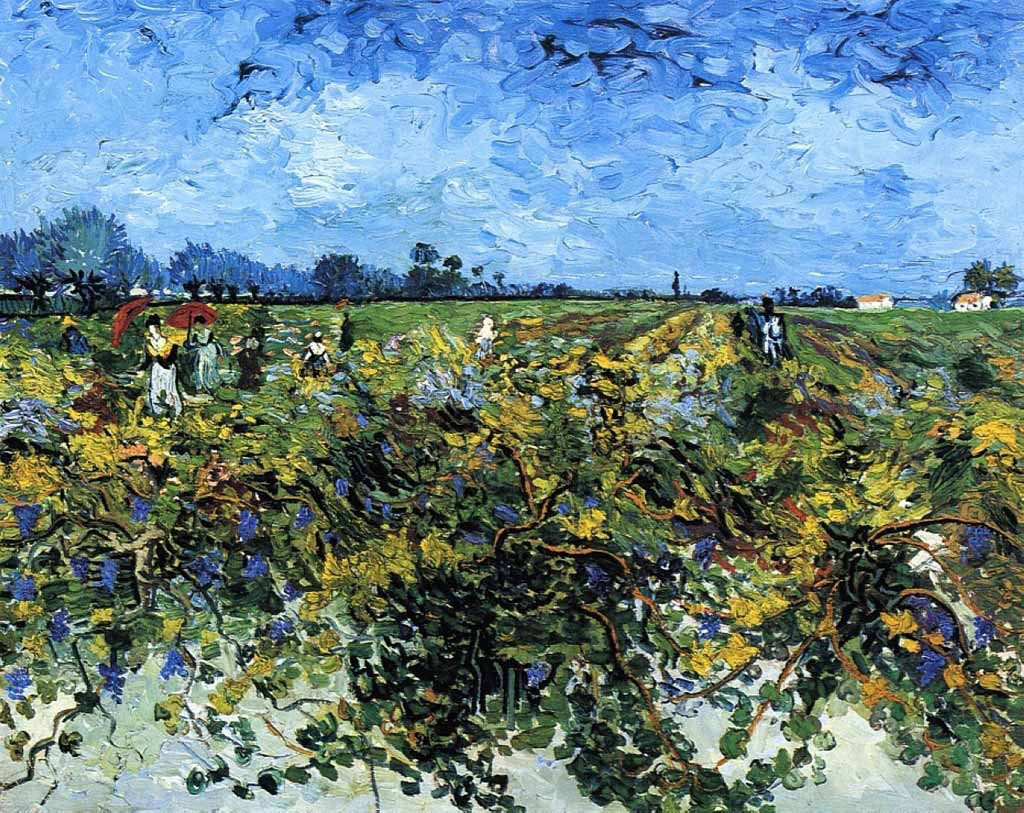 The Green Vineyard - 1888.Oct at Arles