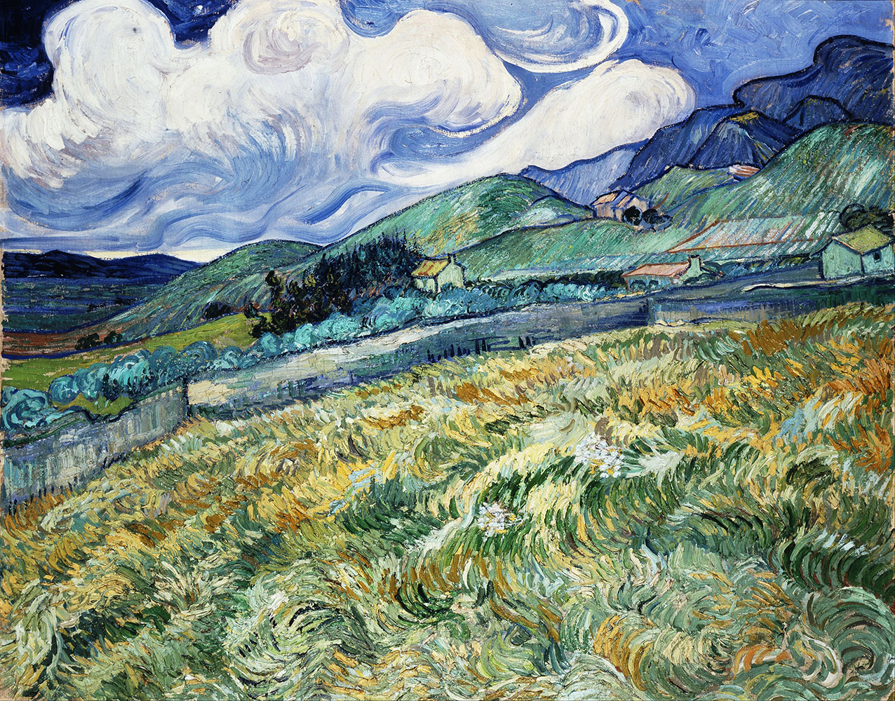 Wheatfield after a Storm - 1889.Jun at Saint-Rémy