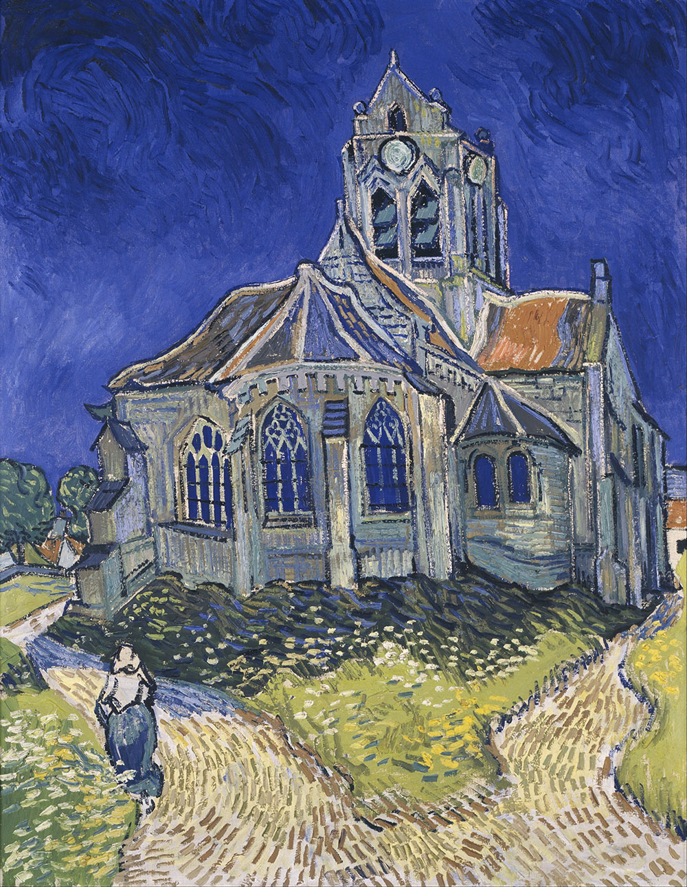 Church at Auvers - 1890.May at Auvers-sur-Oise